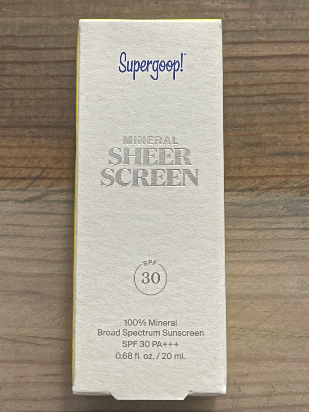 Supergoop! Mineral Sheerscreen SPF 30 — 0.68 fl oz / 20 mL